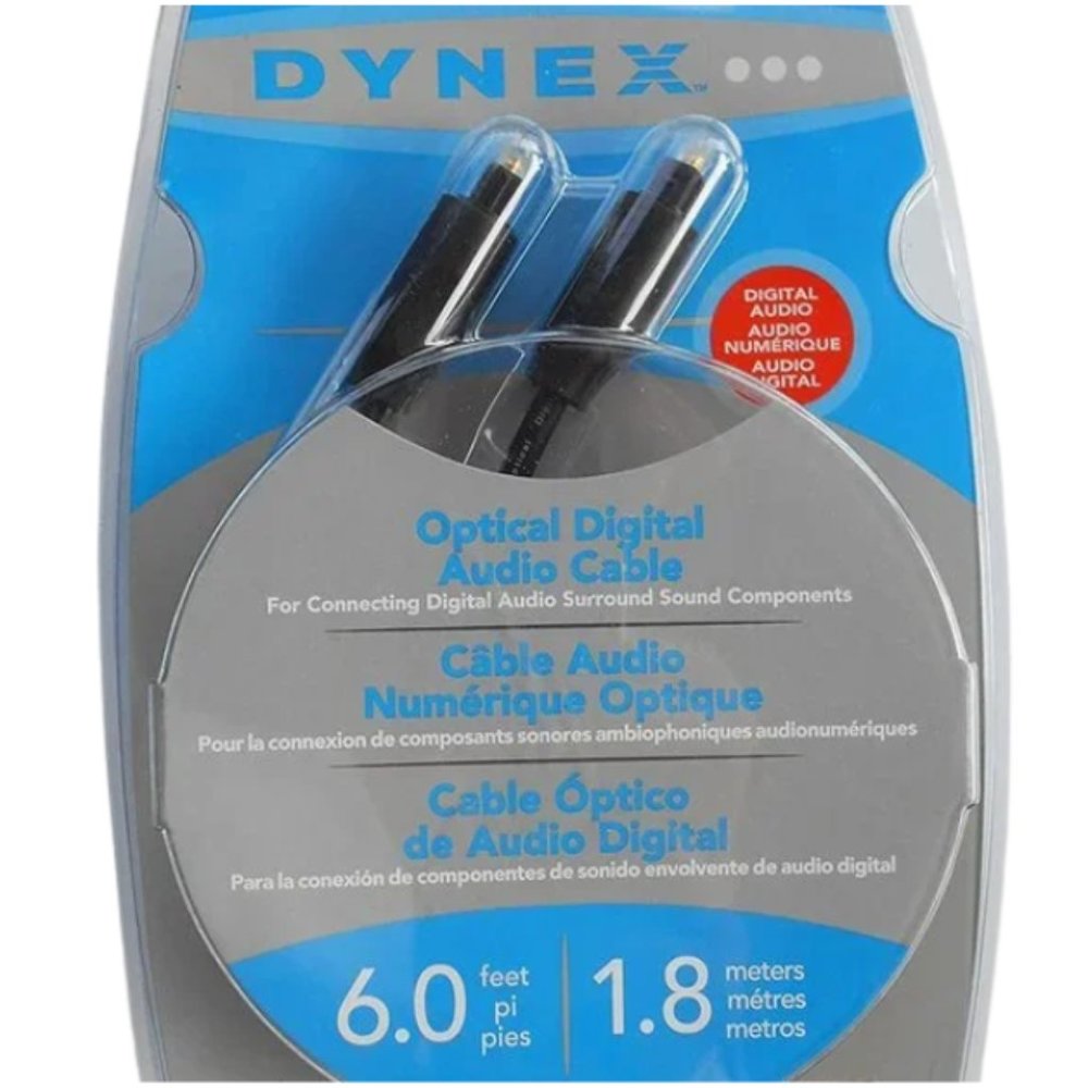 Dynex DX‑AV201 – 6FT Optical Digital Audio Cable – Brand New - Picture 2 of 3